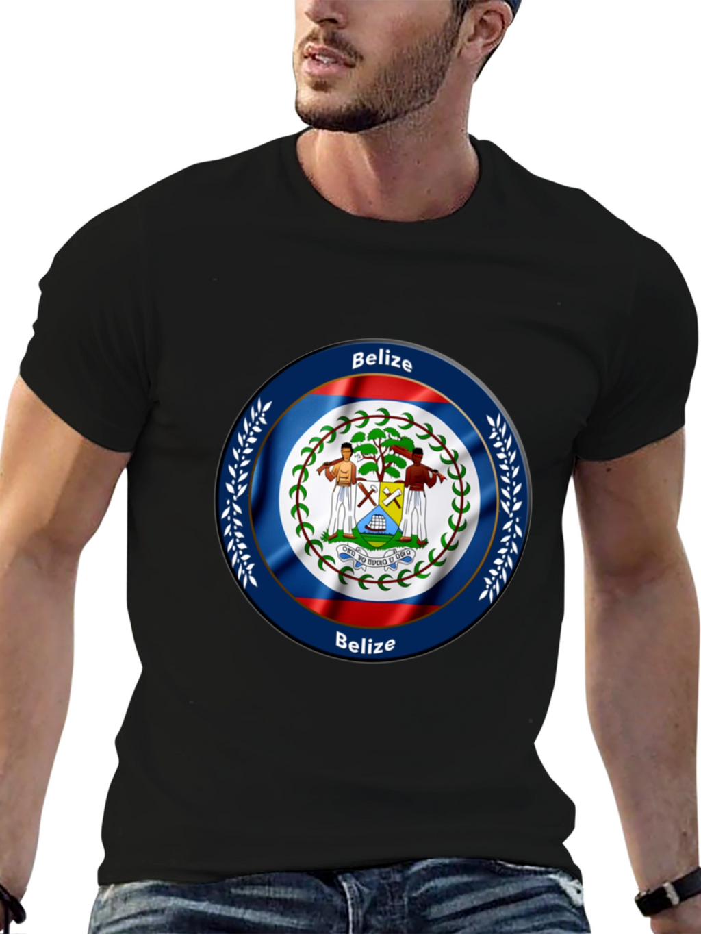 Belize Flag T-Shirt - Graphic Print