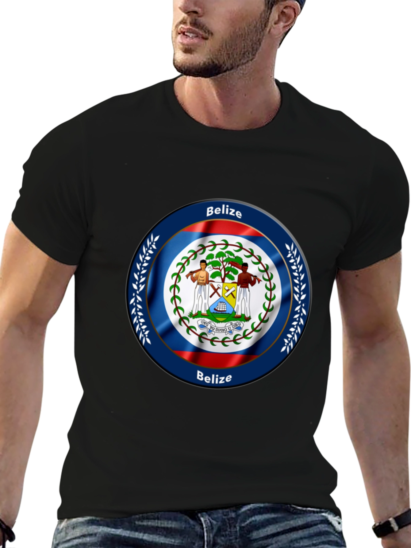 Belize Flag T-Shirt - Graphic Print