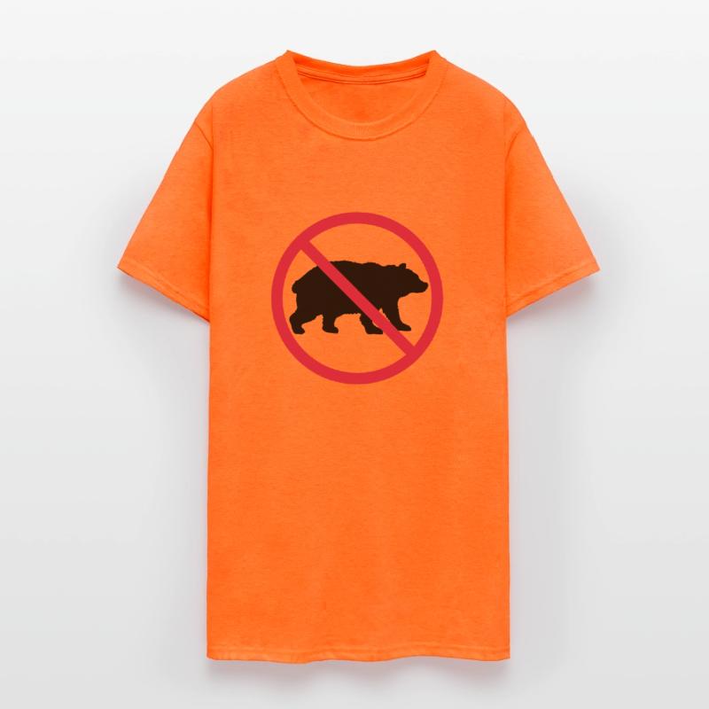 Bear Prohibited Sign