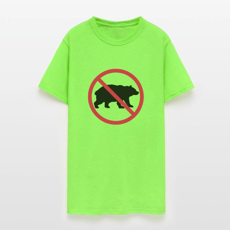 Bear Prohibited Sign