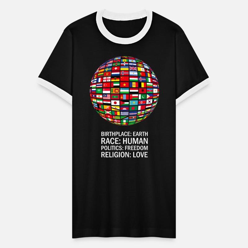 Beautiful PEACE, all world flags "against racism"