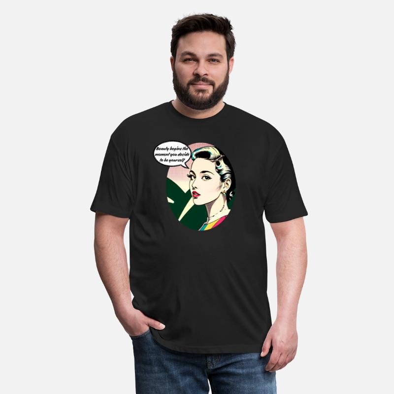 Beauty begins the moment you decide to be yourself