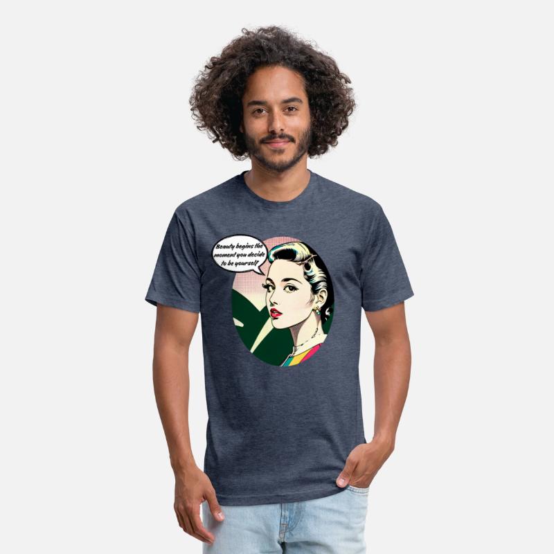 Beauty begins the moment you decide to be yourself