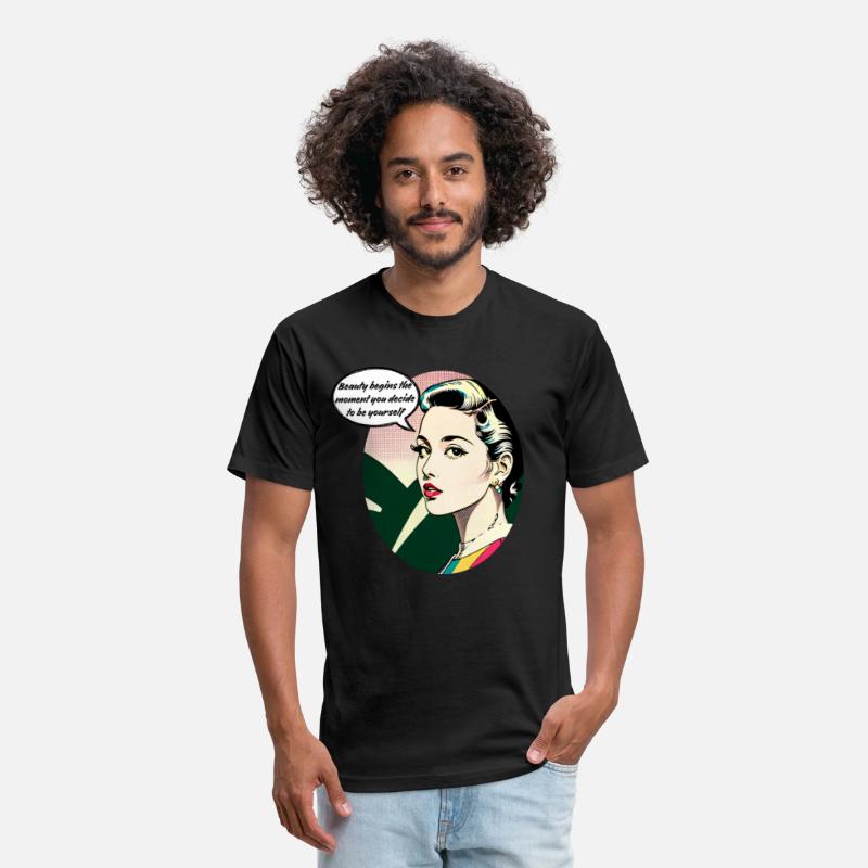 Beauty begins the moment you decide to be yourself