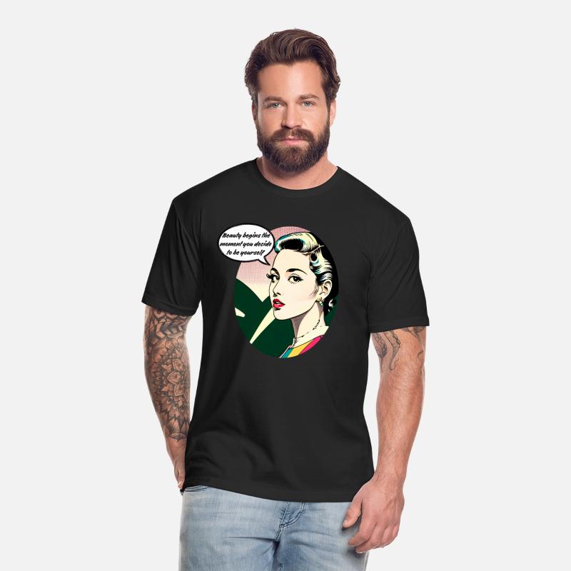 Beauty begins the moment you decide to be yourself