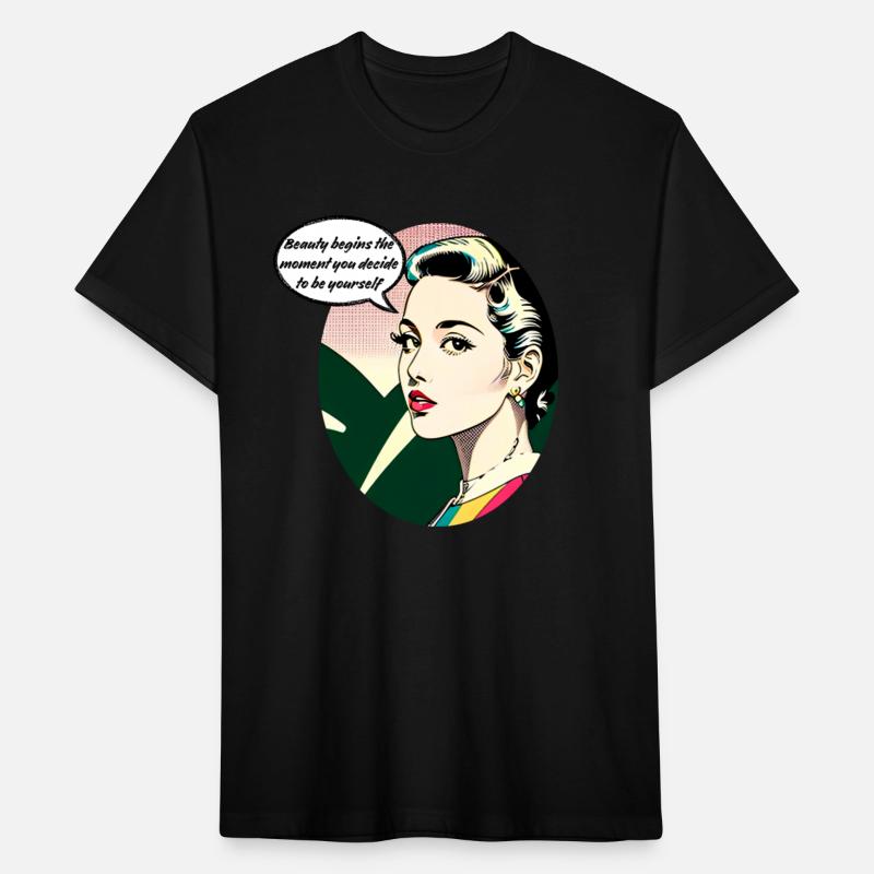 Beauty begins the moment you decide to be yourself