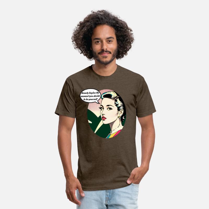 Beauty begins the moment you decide to be yourself