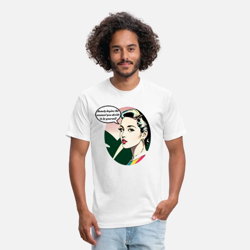 Beauty begins the moment you decide to be yourself