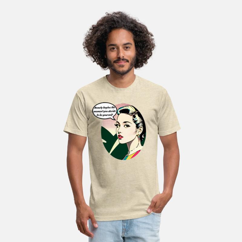 Beauty begins the moment you decide to be yourself