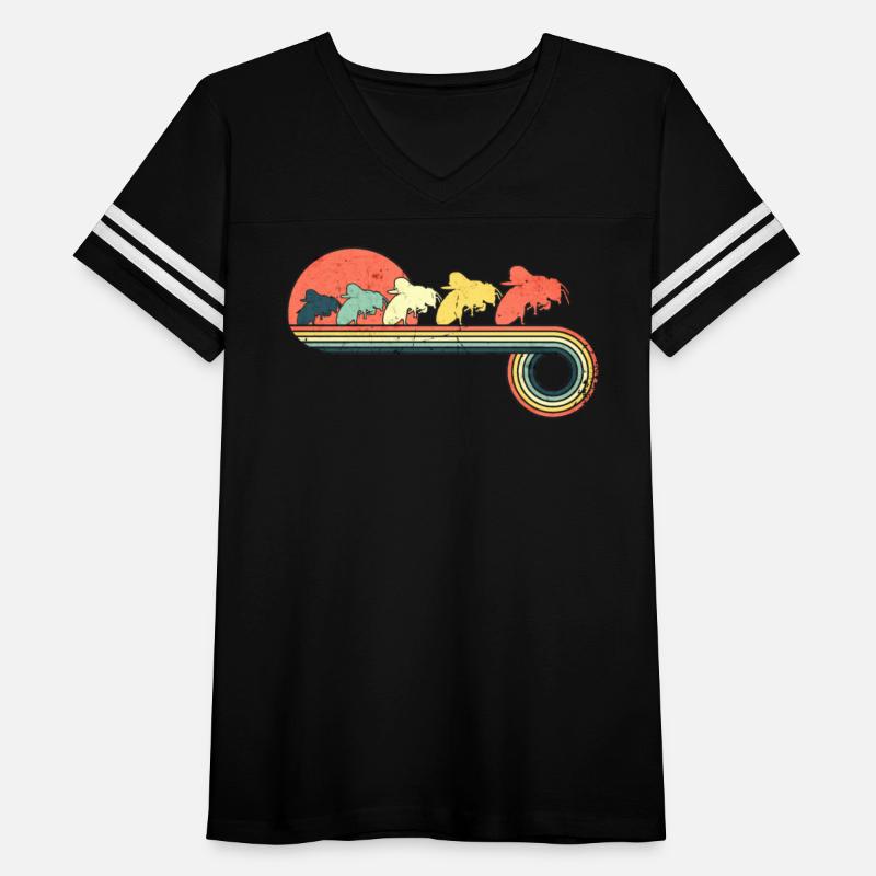 Bee Retro Vintage Sunset Rainbow Color