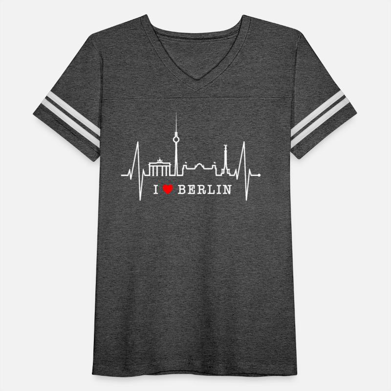 Berlin Skyline Heartbeat Germany Fan I Love Berlin