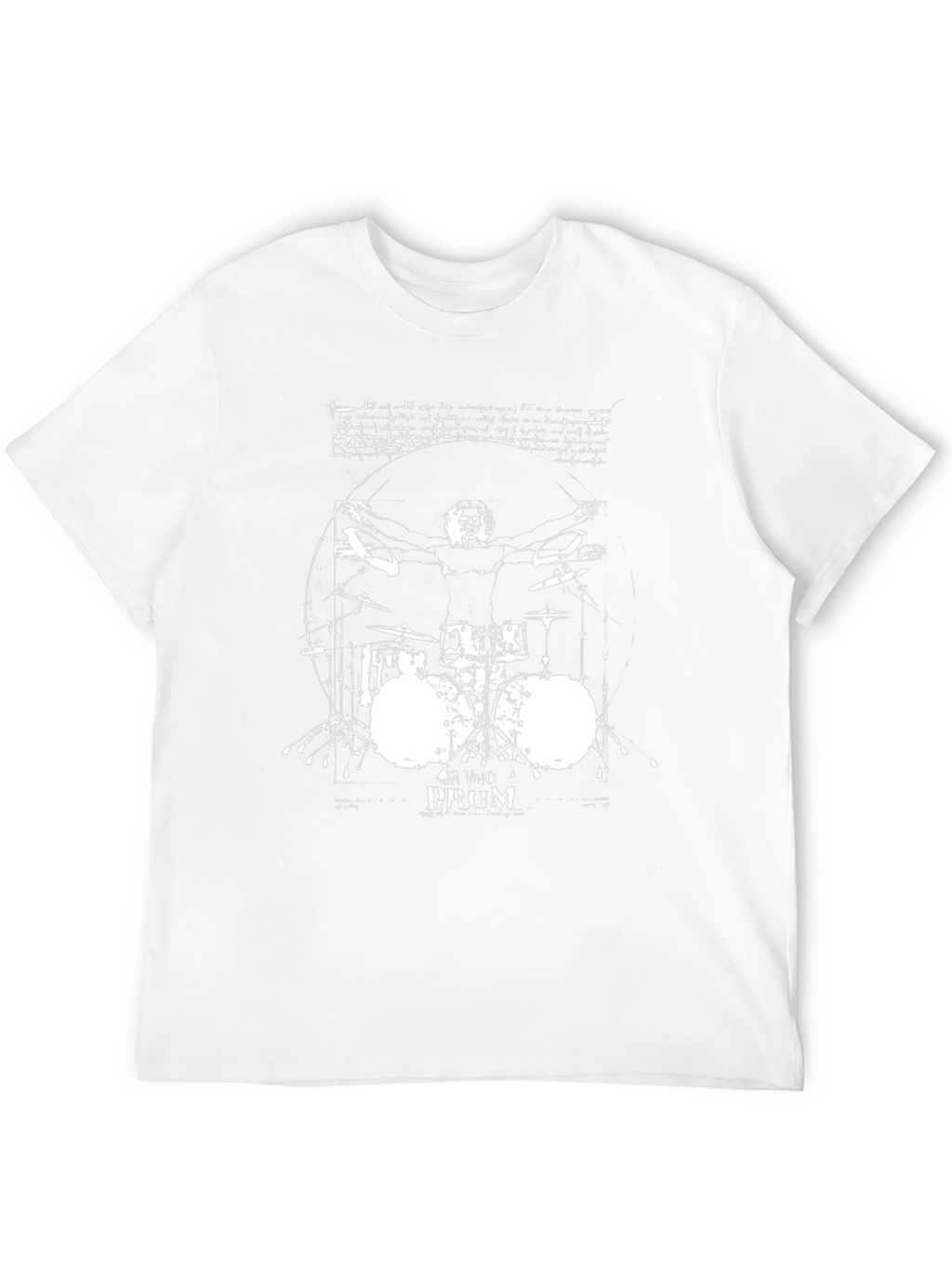 Da Vinci Drummer Black T-Shirt