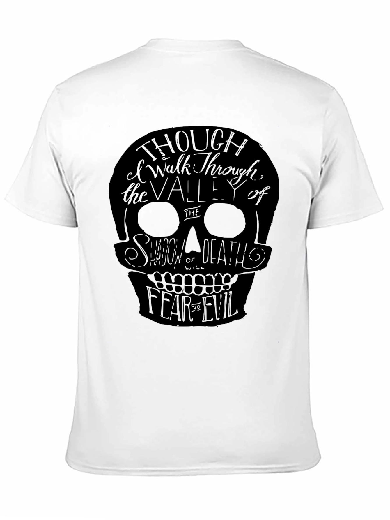 Skull Graphic T-Shirt - Shadow of Death Design