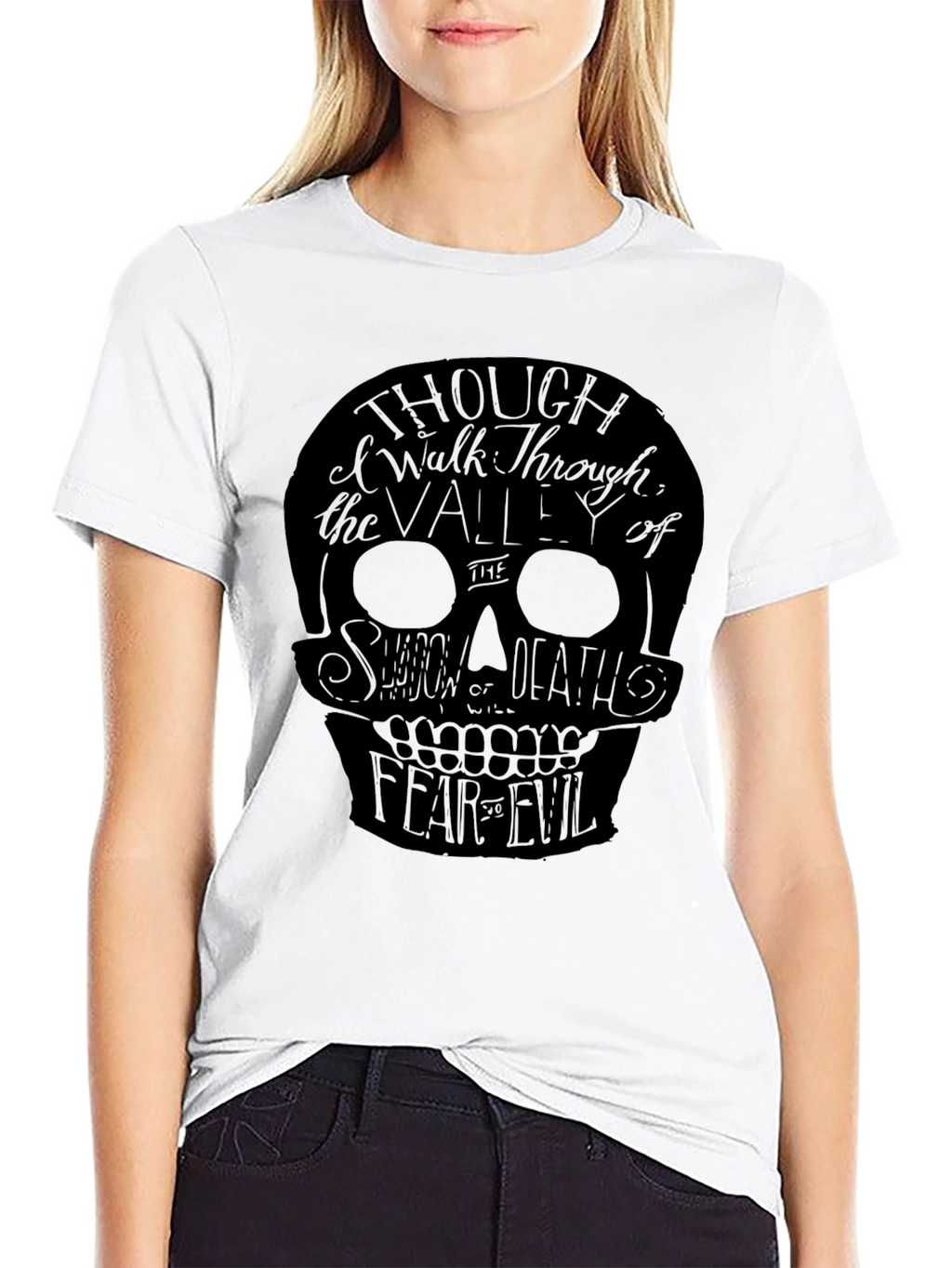 Skull Graphic T-Shirt - Shadow of Death Design