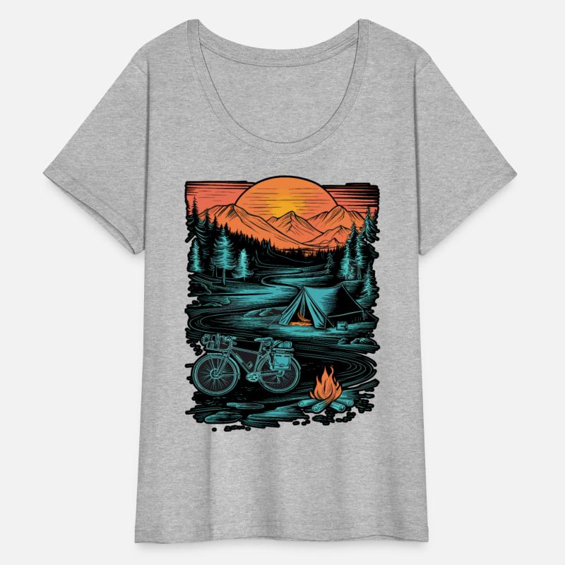 Bicycle Camping Mountains Nature Excursion