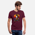 Bigfoot Playing A Electric Guitar Rock On Sasquatc