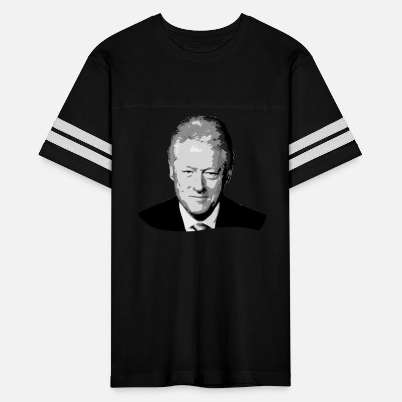 Bill Clinton Grayscale Pop Art