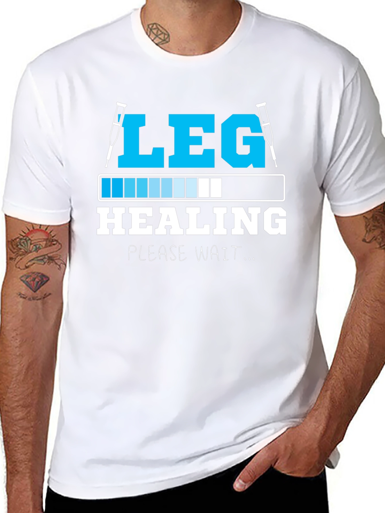 Leg Healing Funny Recovery T-Shirt