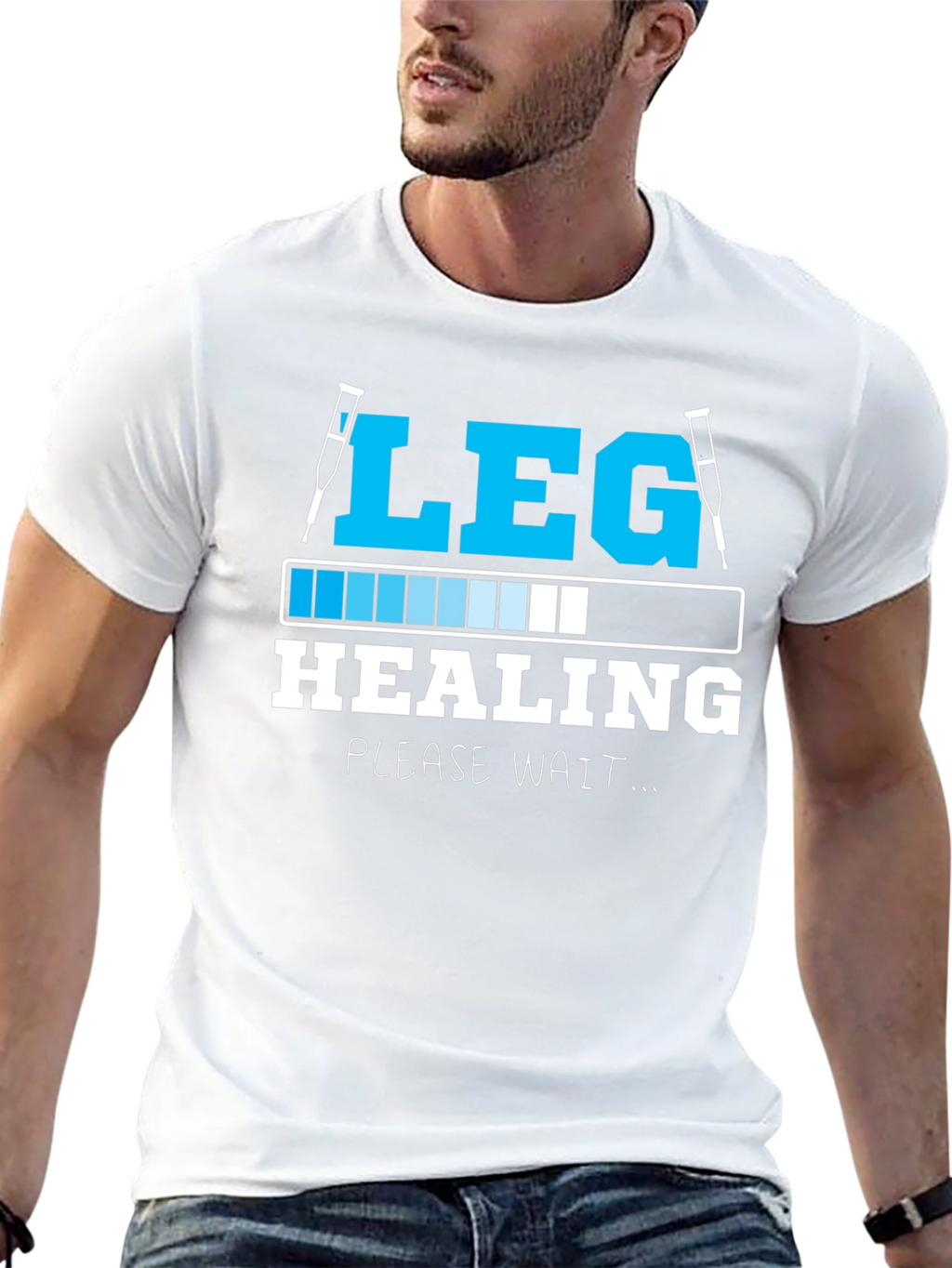 Leg Healing Funny Recovery T-Shirt