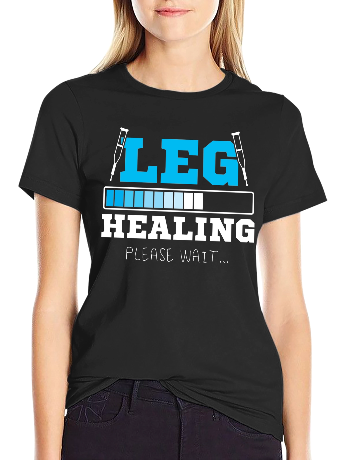 Leg Healing Funny Recovery T-Shirt
