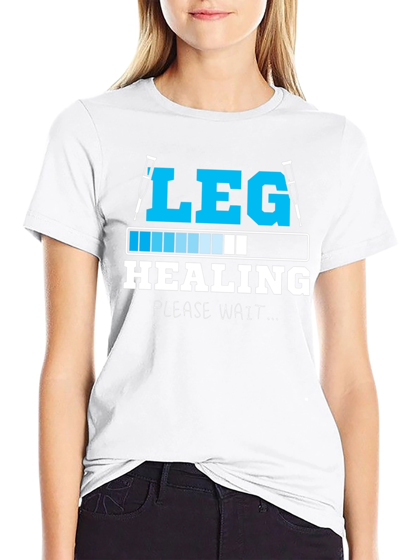 Leg Healing Funny Recovery T-Shirt