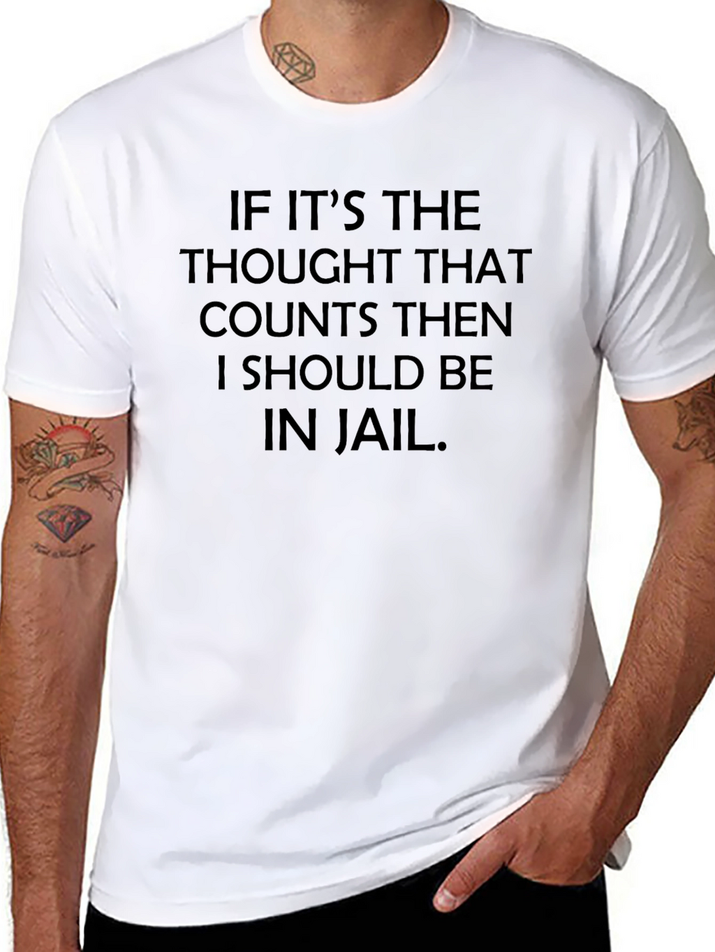 Thought Counts Funny Graphic Tee