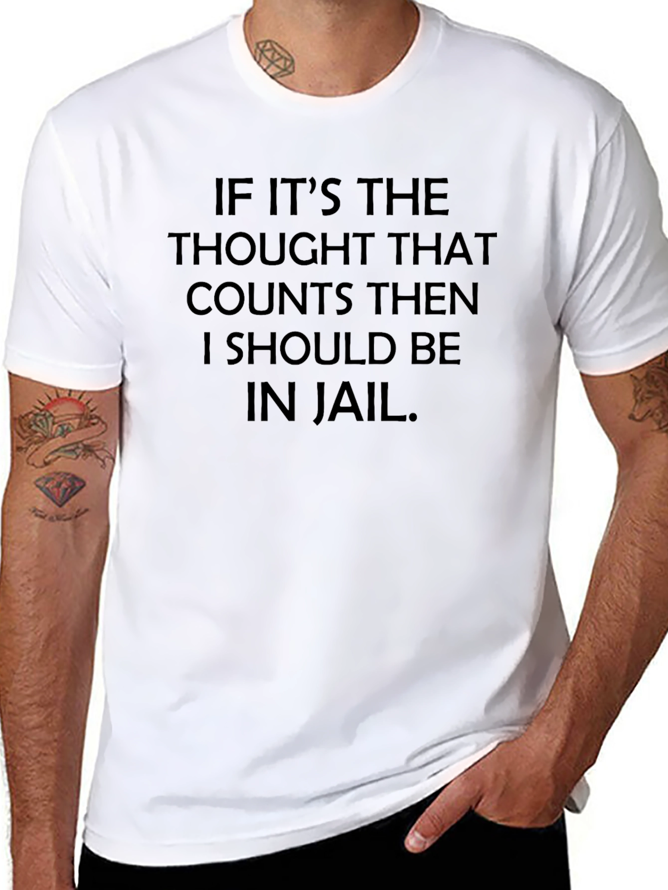 Thought Counts Funny Graphic Tee