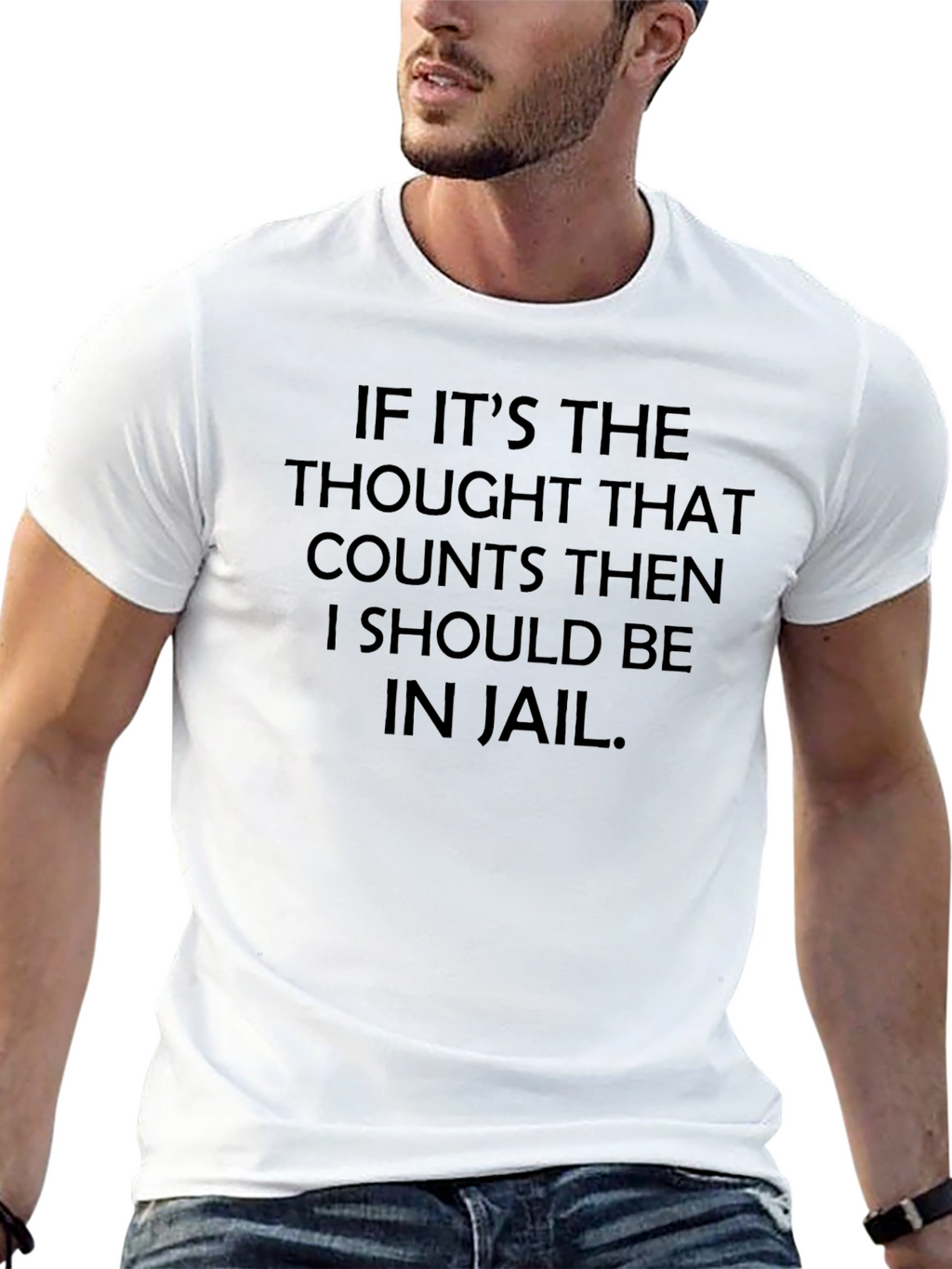 Thought Counts Funny Graphic Tee