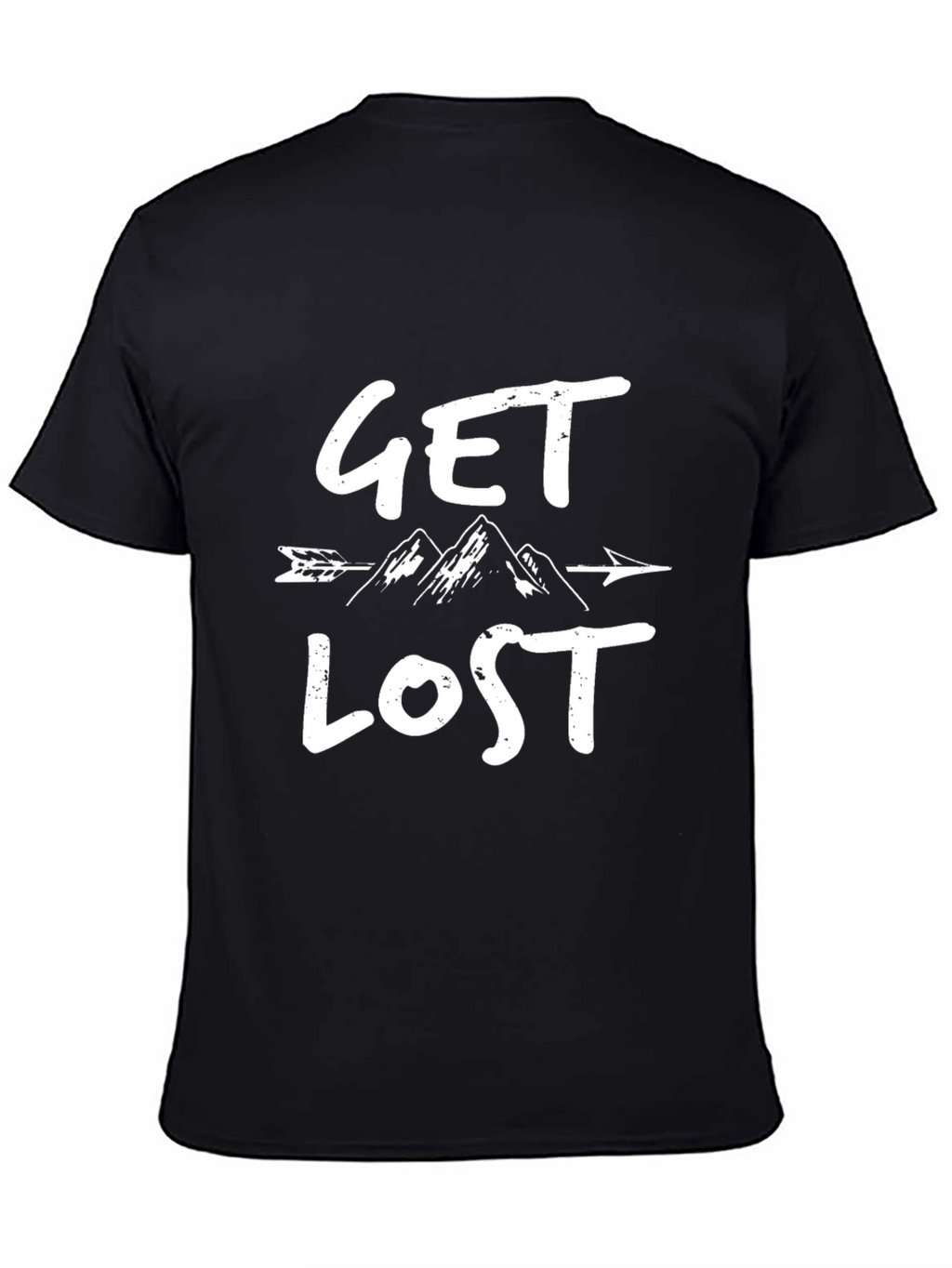Get Lost Arrow & Mountain Graphic T-Shirt