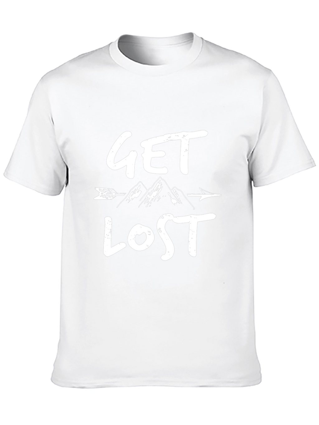 Get Lost Arrow & Mountain Graphic T-Shirt