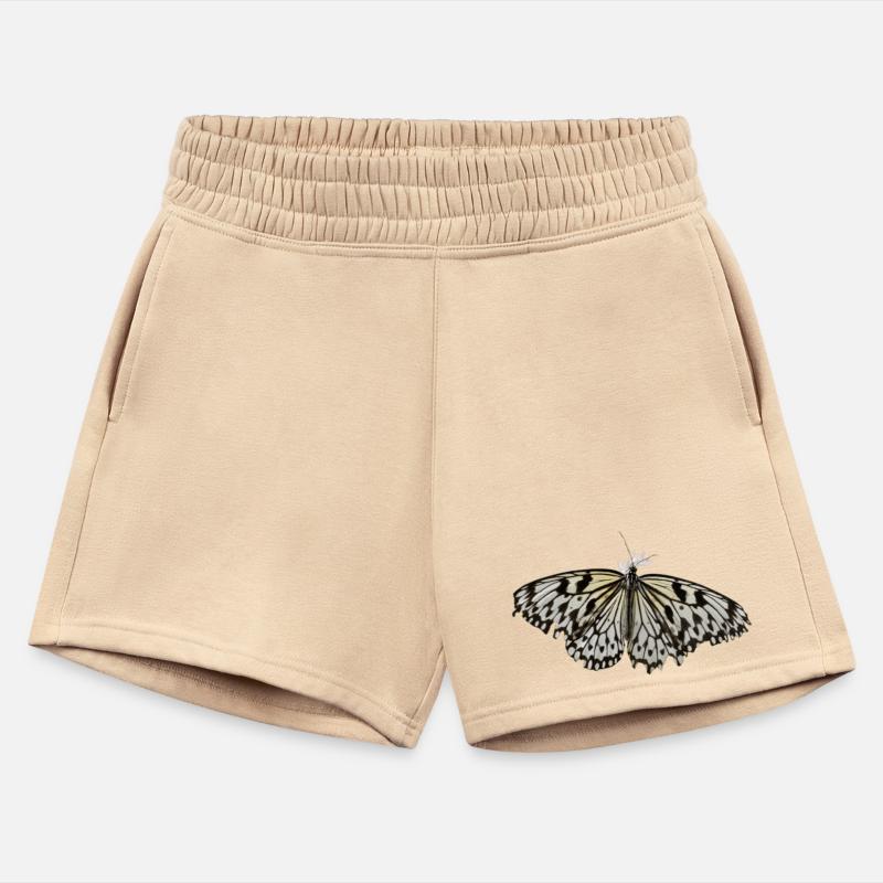 black and white spotted butterfly