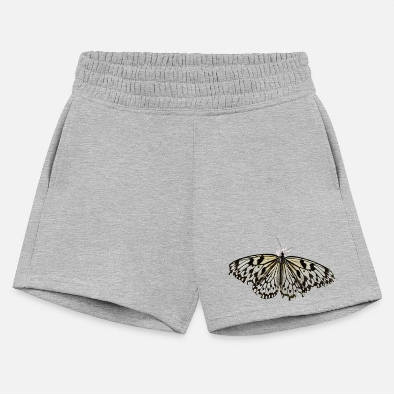 black and white spotted butterfly