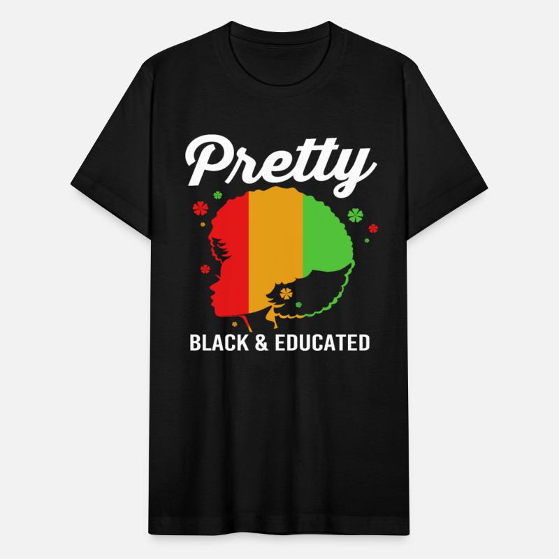 Black History Month Afro Pretty Black And Educated