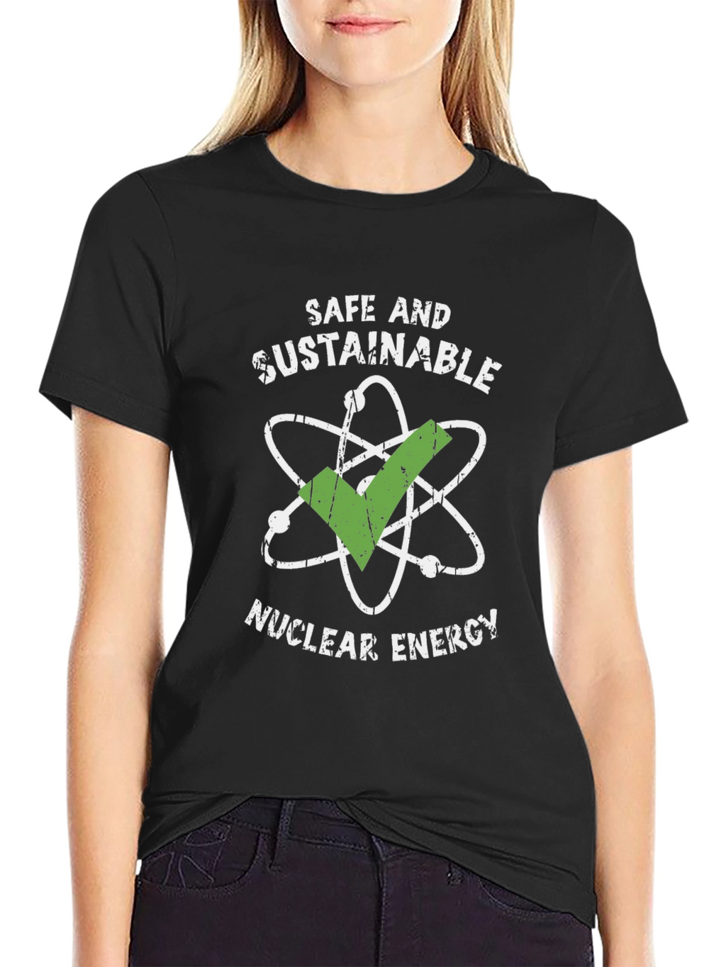 Safe & Sustainable Nuclear Energy Graphic T-Shirt