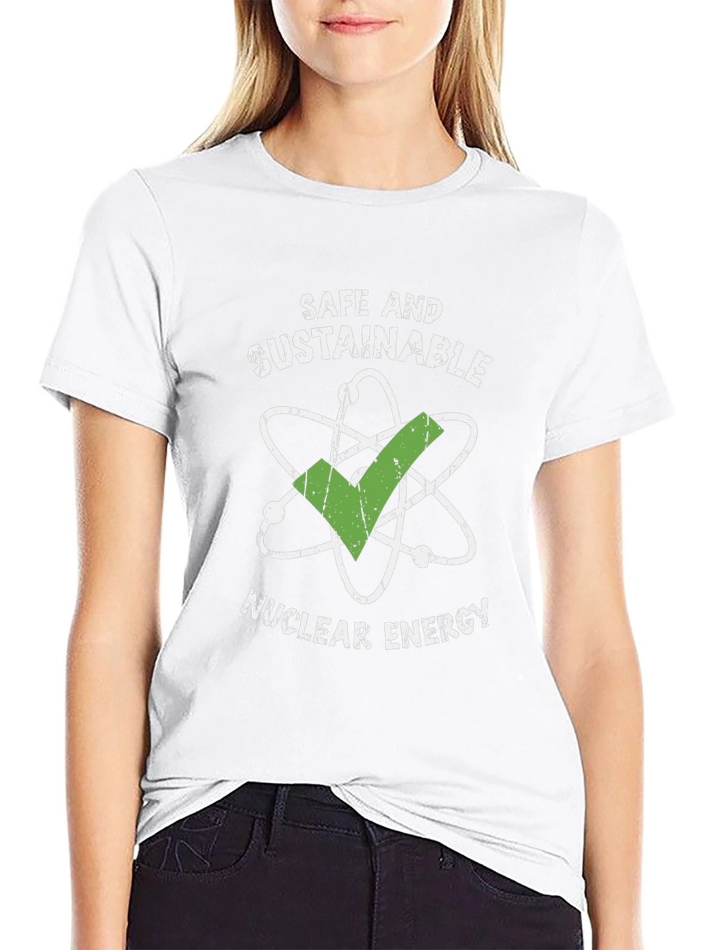 Safe & Sustainable Nuclear Energy Graphic T-Shirt