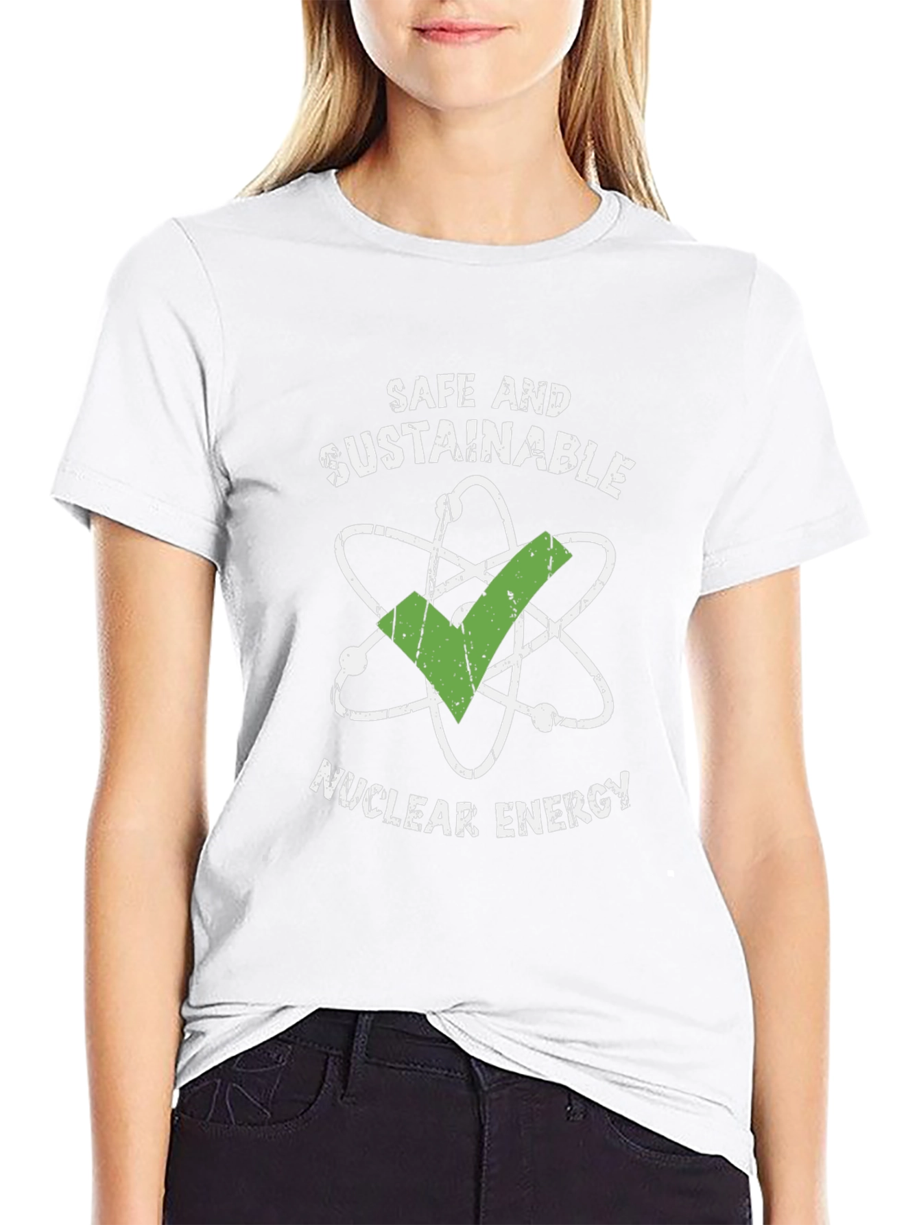 Safe & Sustainable Nuclear Energy Graphic T-Shirt