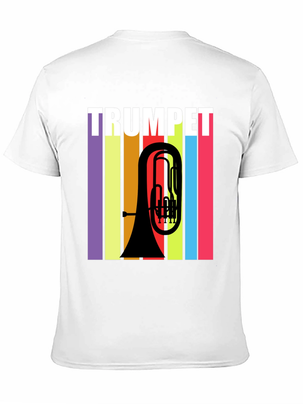 Trumpet Retro Style Graphic T-Shirt - Music Lover Tee