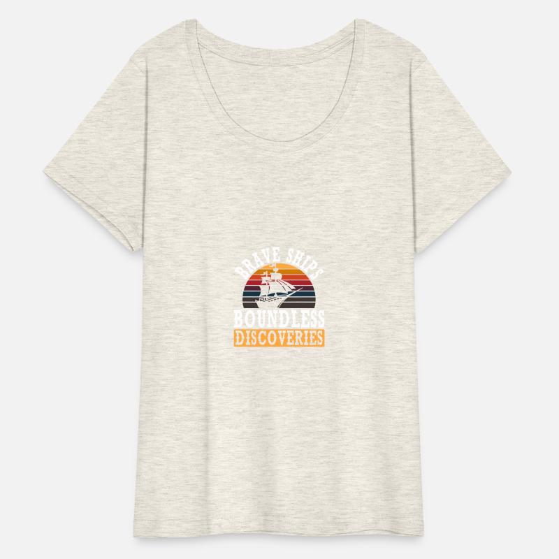 Brave Ships Boundless Discoveries Columbus Day