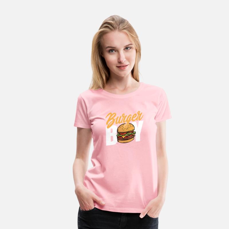 Burger Boy Hamburger Food Meat Buns