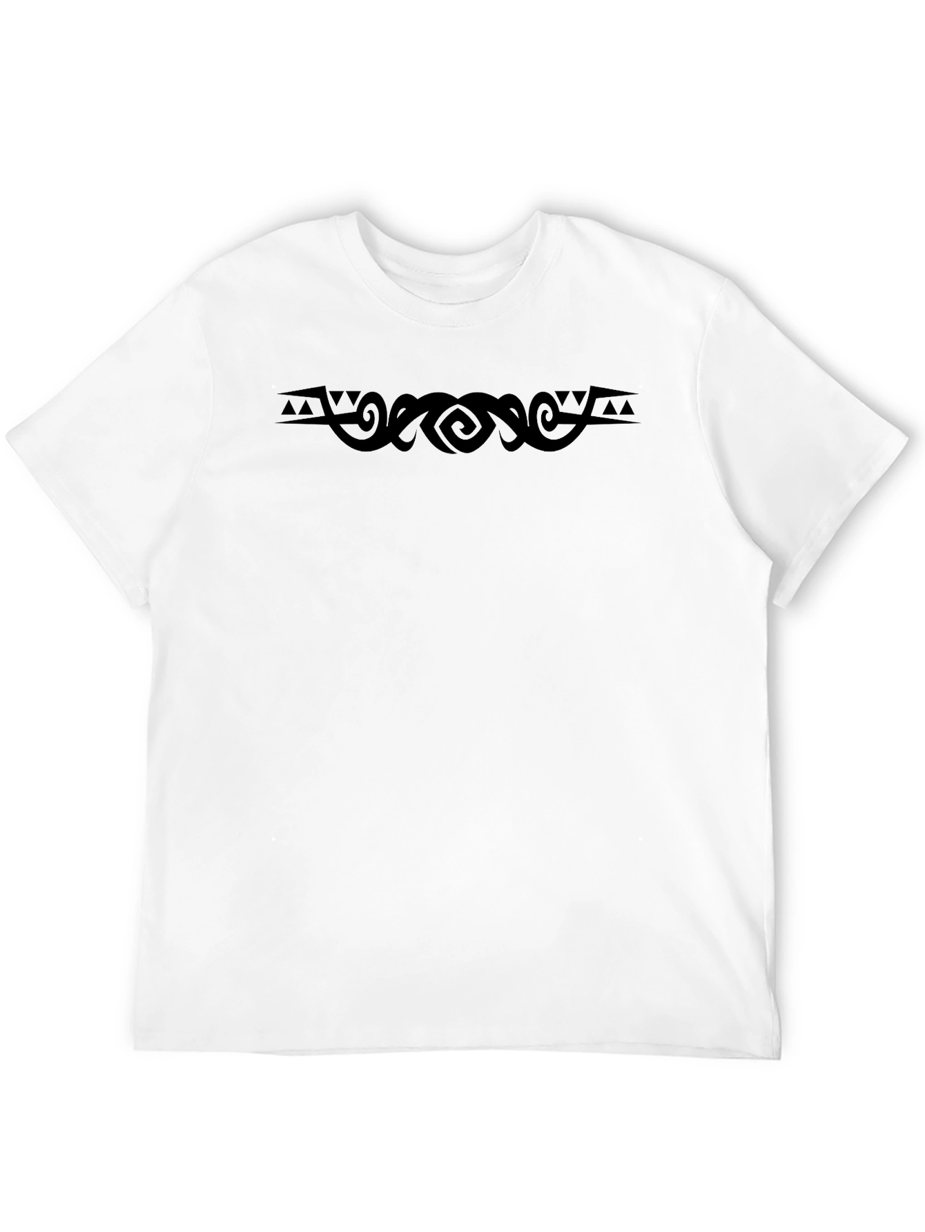 Tribal Tattoo Graphic Black T-Shirt