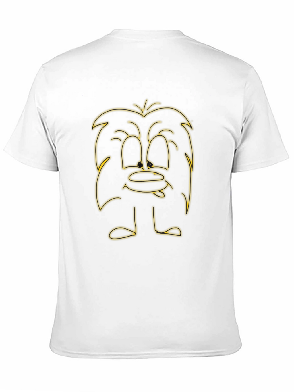 Cartoon Character Graphic Black T-Shirt