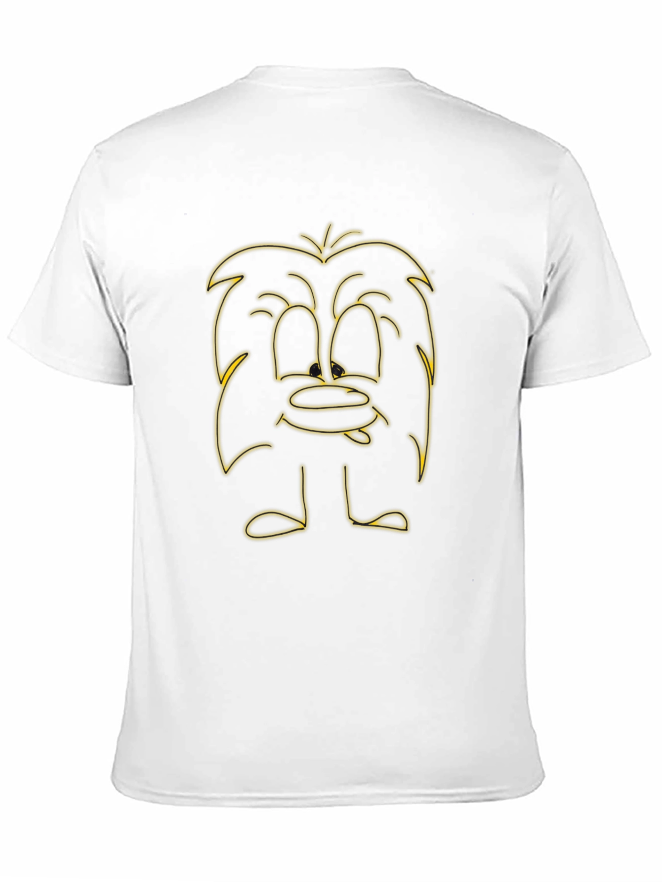 Cartoon Character Graphic Black T-Shirt
