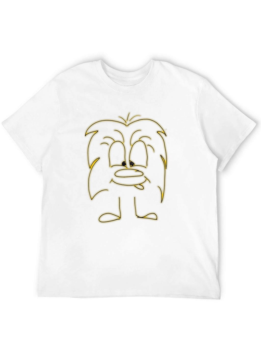 Cartoon Character Graphic Black T-Shirt