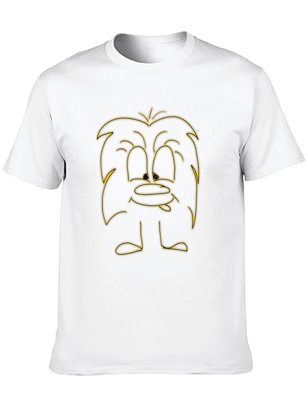 Cartoon Character Graphic Black T-Shirt