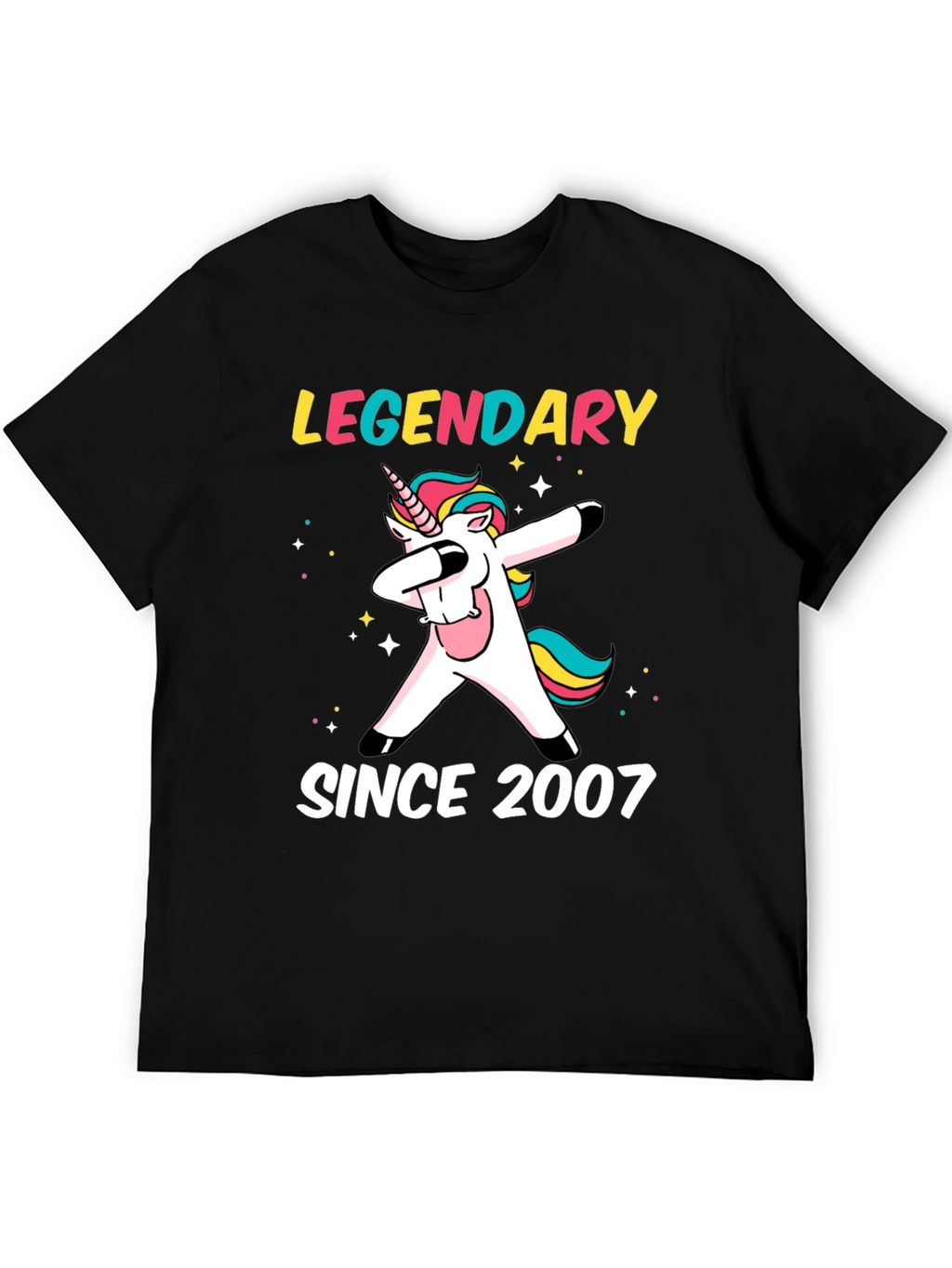 Legendary Since 2007 Dabbing Unicorn T-Shirt