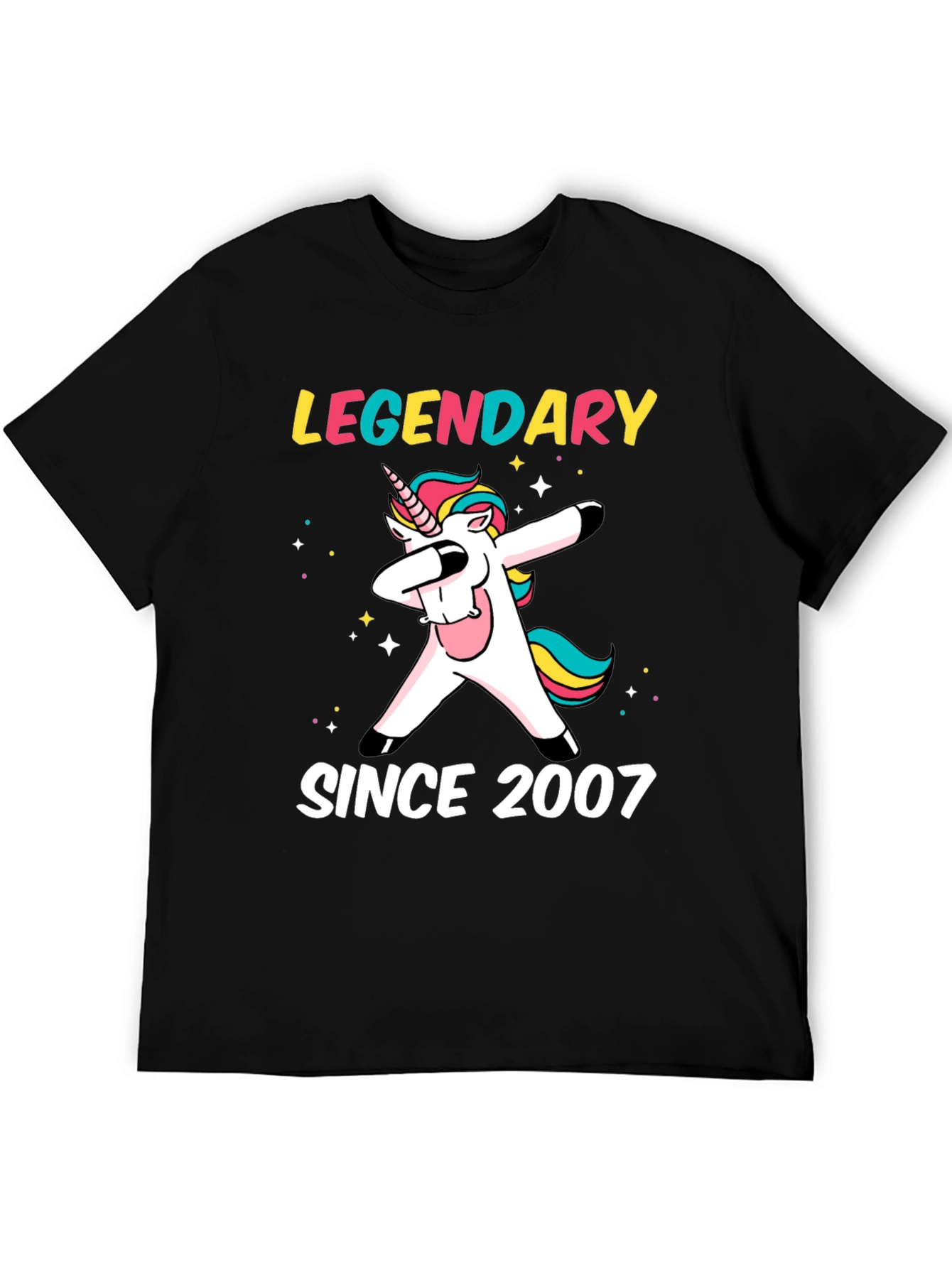 Legendary Since 2007 Dabbing Unicorn T-Shirt