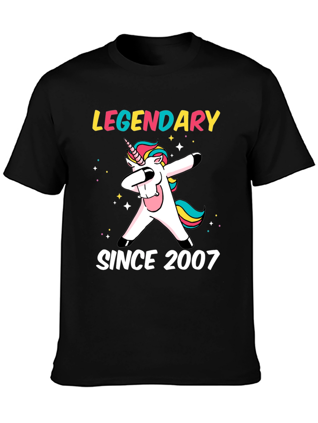 Legendary Since 2007 Dabbing Unicorn T-Shirt