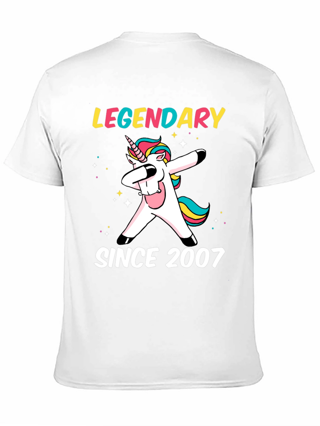Legendary Since 2007 Dabbing Unicorn T-Shirt
