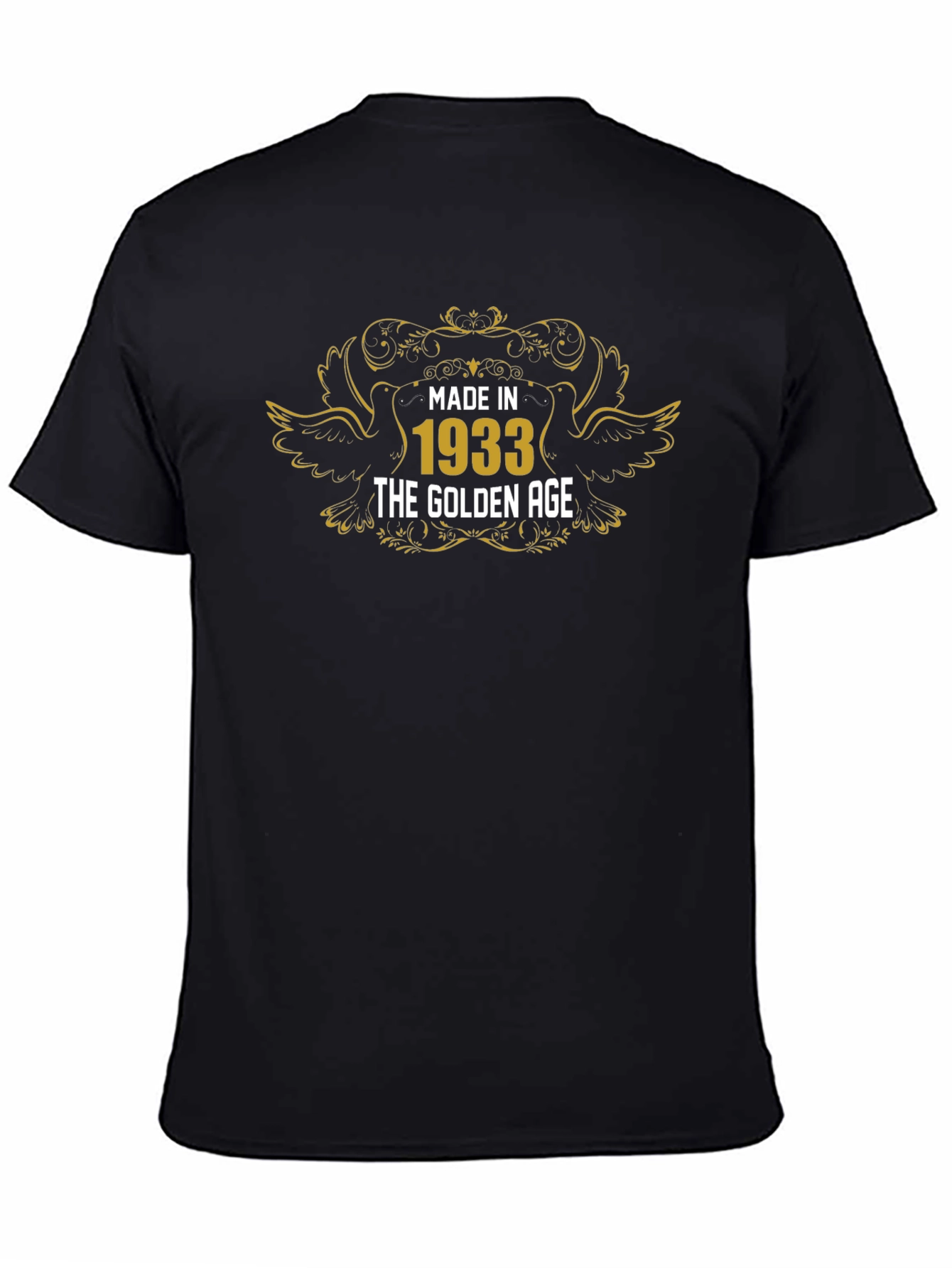 Made in 1933 Golden Age Black T-Shirt