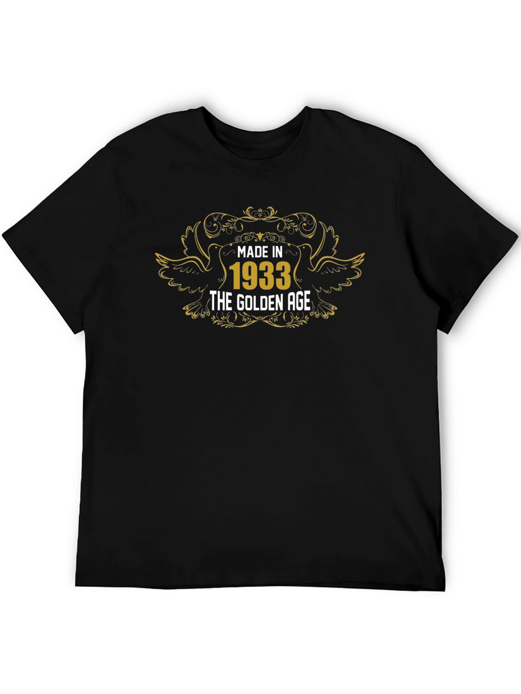 Made in 1933 Golden Age Black T-Shirt